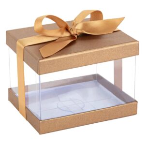 PlasticBakeryBoxeswithWindowLids.jpg Plastic Bakery Boxes with Window Lids