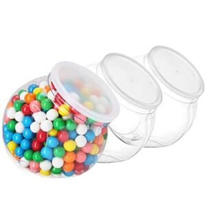 PlasticCandyJarswithLids.jpg Plastic Candy Jars with Lids