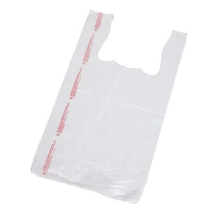 WhiteTShirtCarryoutBags.jpg White T-Shirt Carryout Bags (11" x 6" x 21")